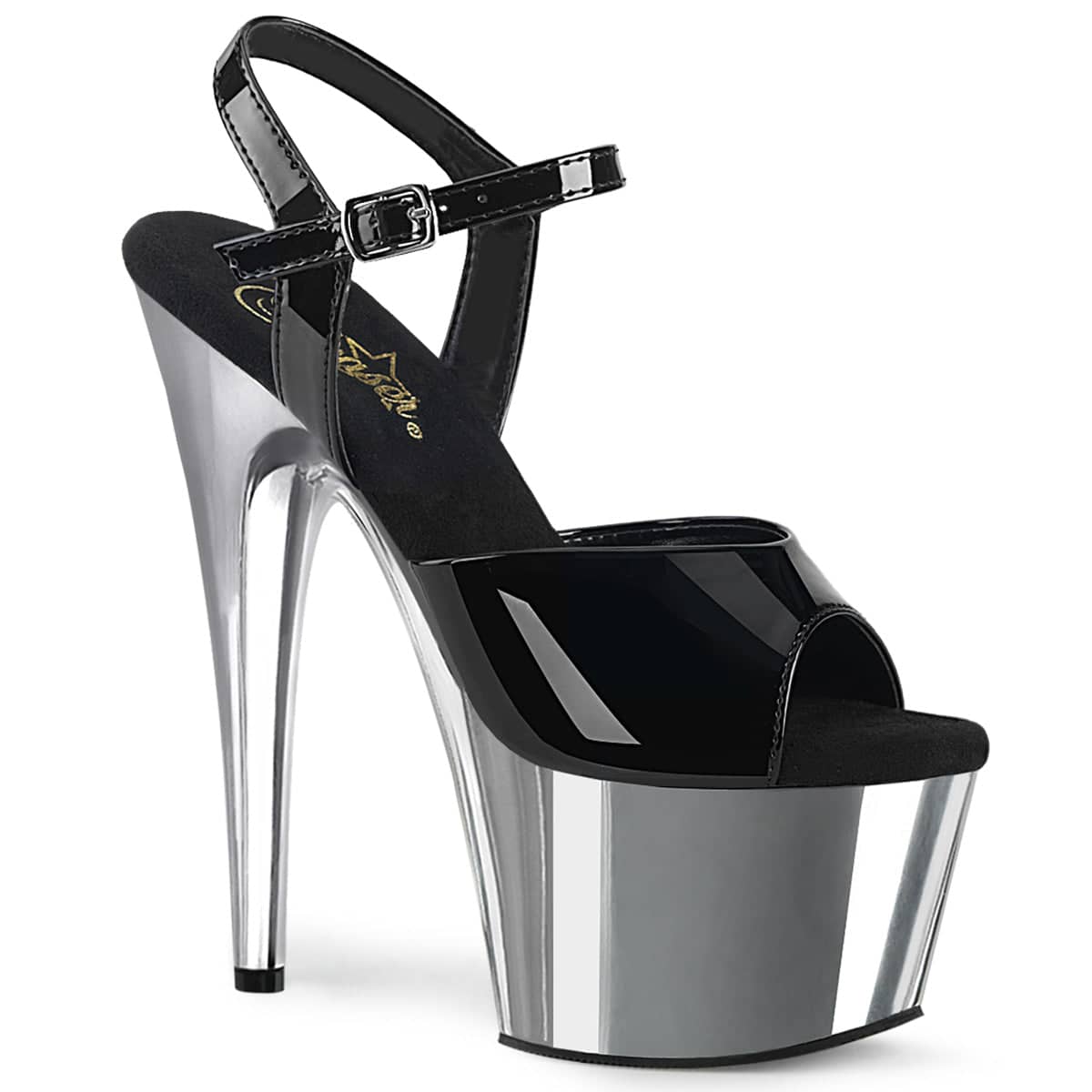 Silver pleaser sale heels