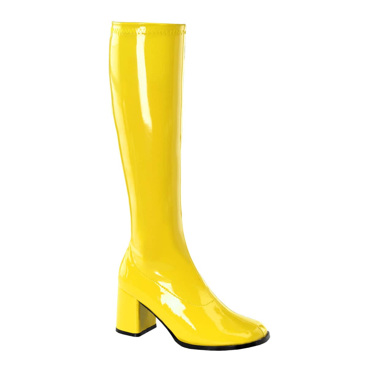 GOGO 300 Yellow Knee High Boots