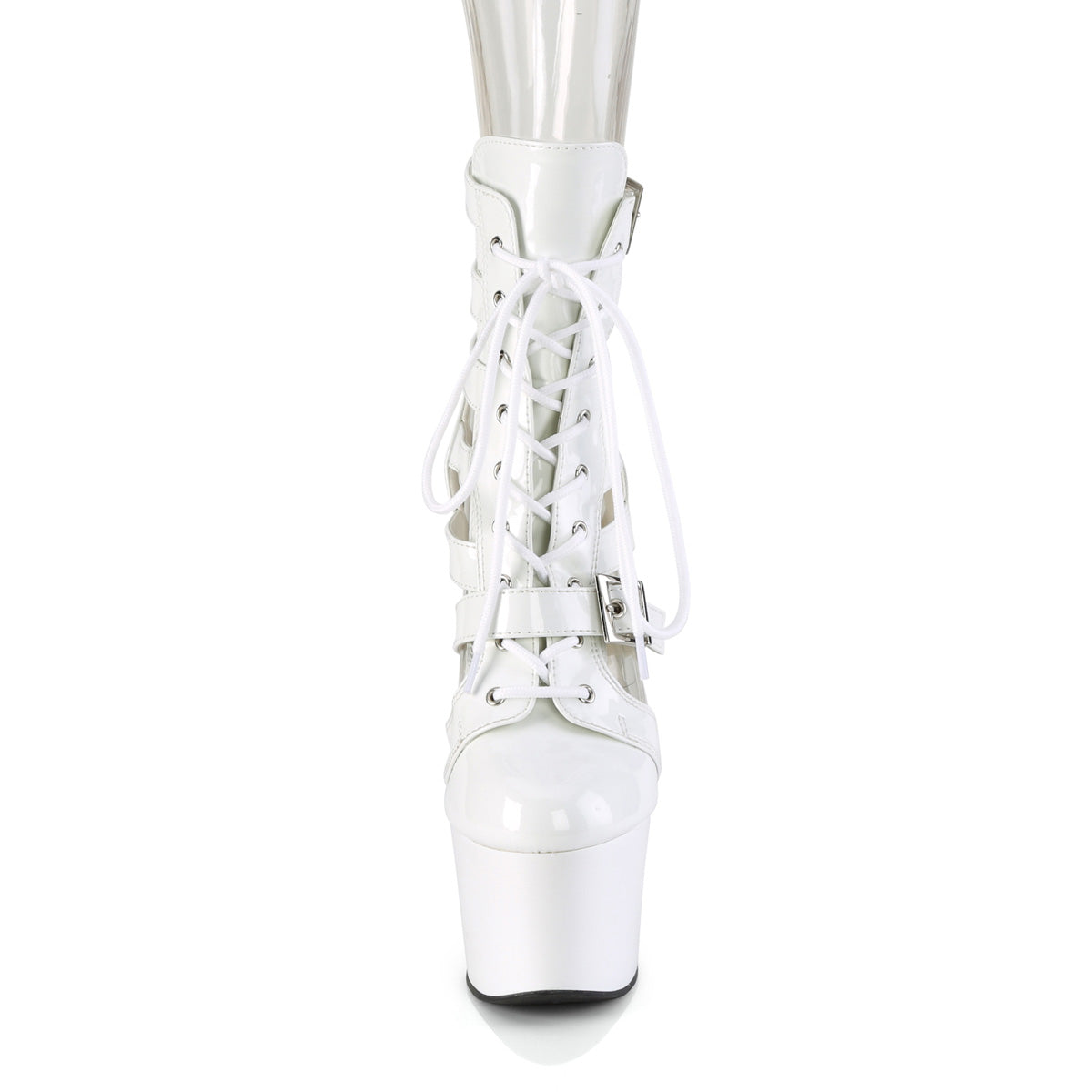 ADORE-1013MST Calf High Gladiator Boots White Multi view 5