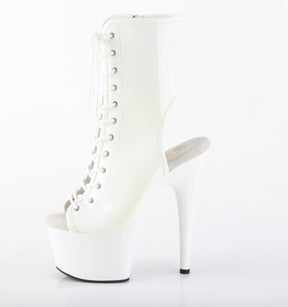 ADORE-1016 Calf High Peep Toe Boots White Multi view 4