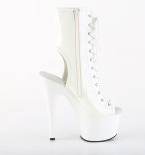 ADORE-1016 Calf High Peep Toe Boots White Multi view 2