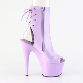 ADORE-1018 Lavender Peep Toe Ankle Boot