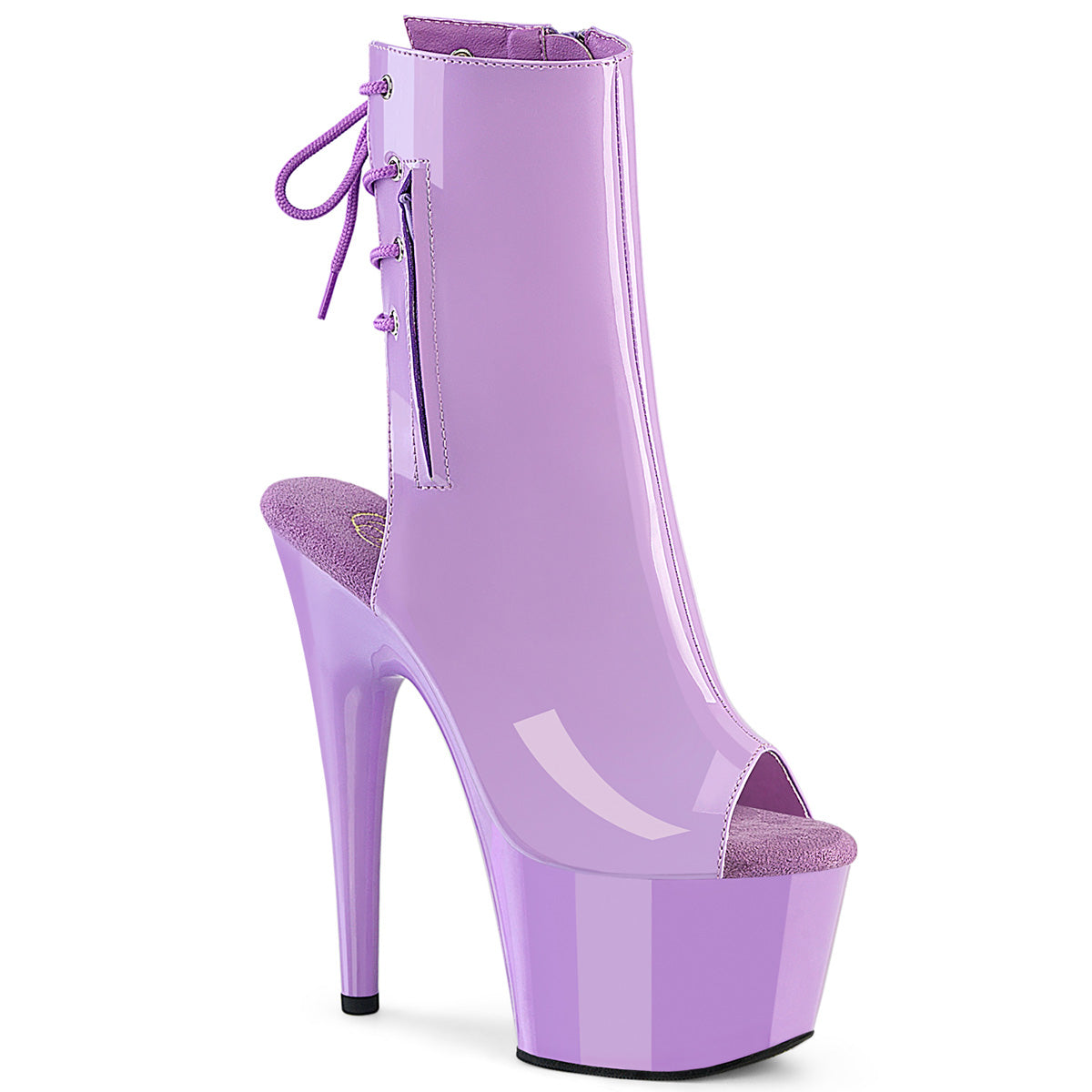 ADORE-1018 Lavender Peep Toe Ankle Boot