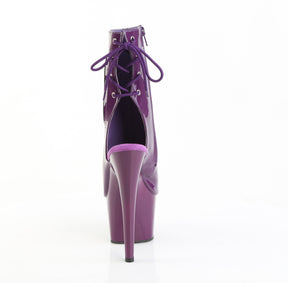 ADORE-1018 Purple Peep Toe Ankle Boot