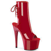 ADORE-1018 Red Peep Toe Ankle Boot