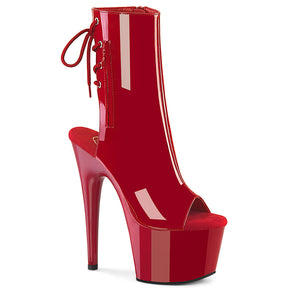 ADORE-1018 Red Peep Toe Ankle Boot