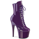 ADORE-1020 Purple Platform Ankle Boots