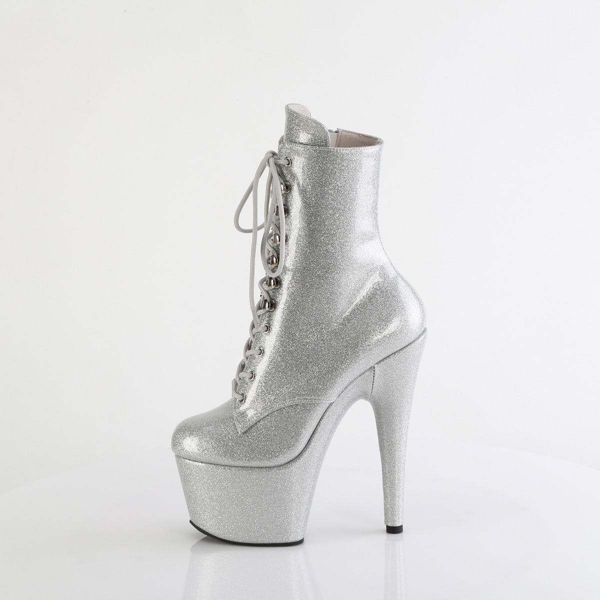 ADORE-1020GP Silver Glitter Calf High Boots  Multi view 4