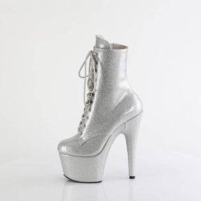 ADORE-1020GP Silver Glitter Calf High Boots