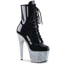 ADORE-1020LG Glitter Platform Ankle Boots