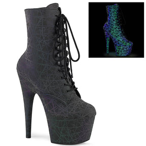 ADORE-1020REFL Black & Multi Colour Calf High Boots