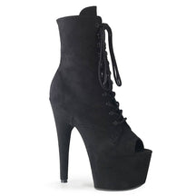 ADORE-1021FS Suede Peep Toe Ankle Boots