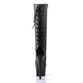 ADORE-2018 Black Open Toe Knee High Boots