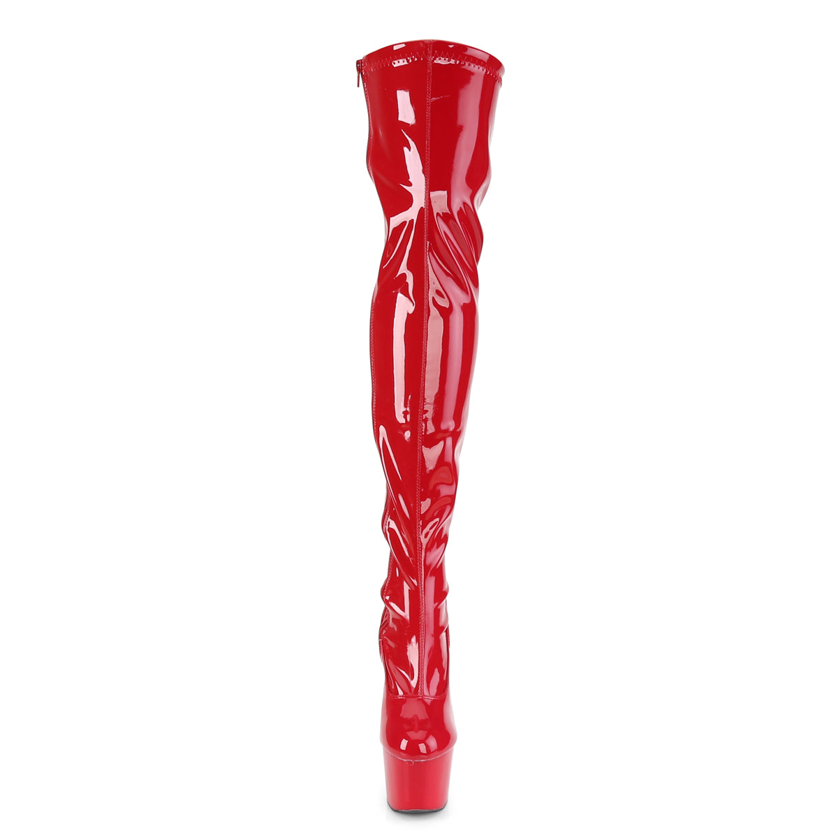 ADORE-3000 Thigh High Boots Red Multi view 5