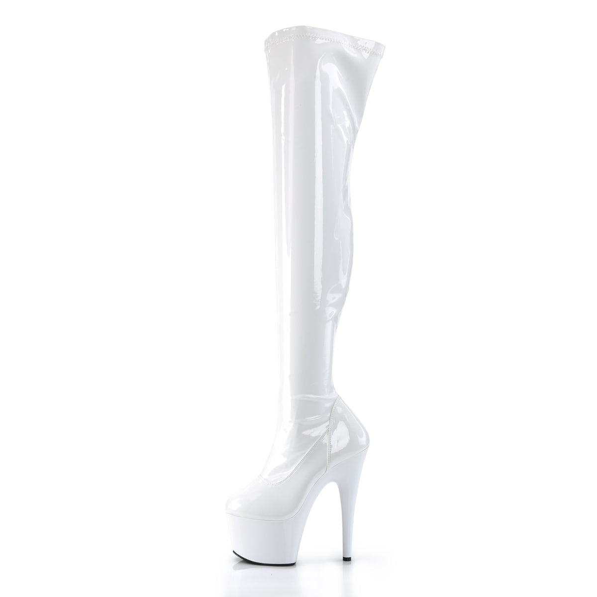 ADORE-3000 Thigh High Boots White Multi view 4