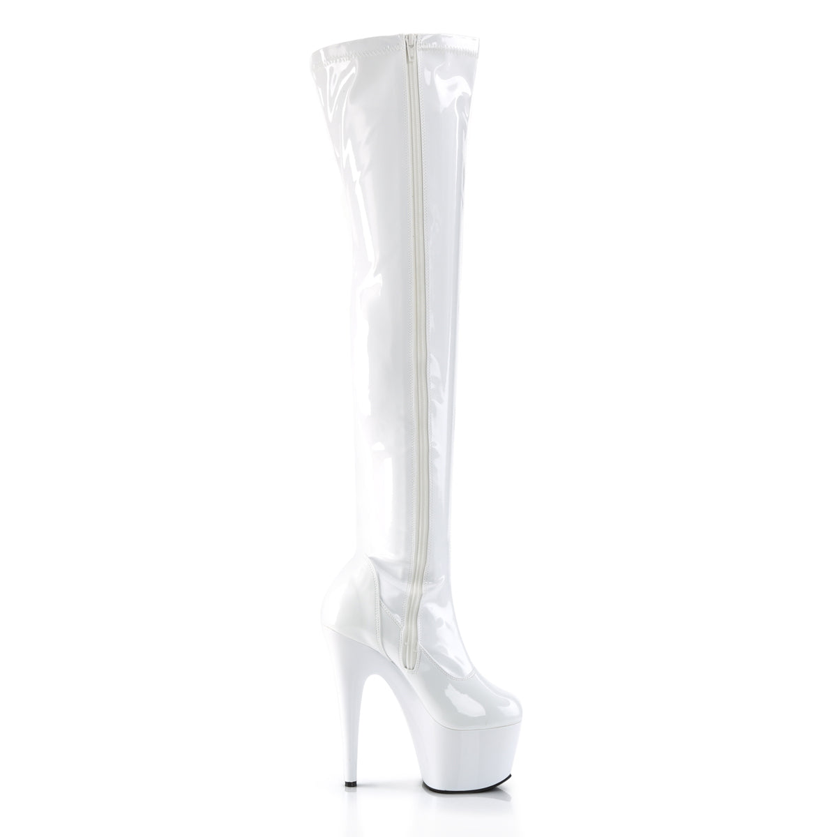 ADORE-3000 Thigh High Boots White Multi view 2