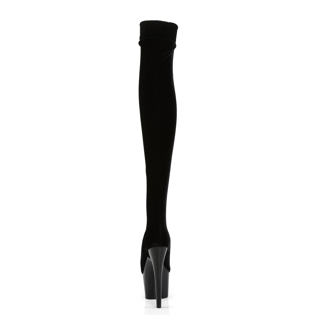 ADORE-3002 Black Thigh High Boots Black Multi view 3