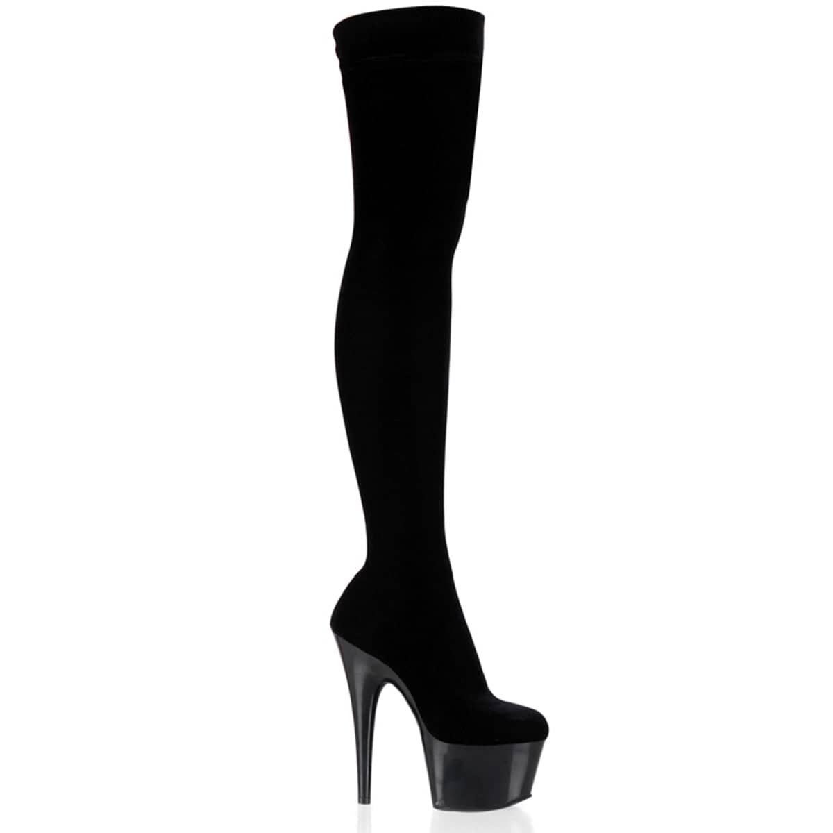 ADORE-3002 Black Thigh High Boots