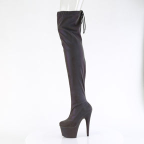 ADORE-3008REFL Stretch Pull-On Thigh High Boots