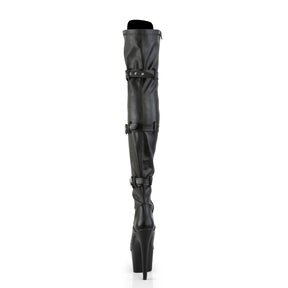 ADORE-3028 Black Thigh High Boots Black Multi view 3