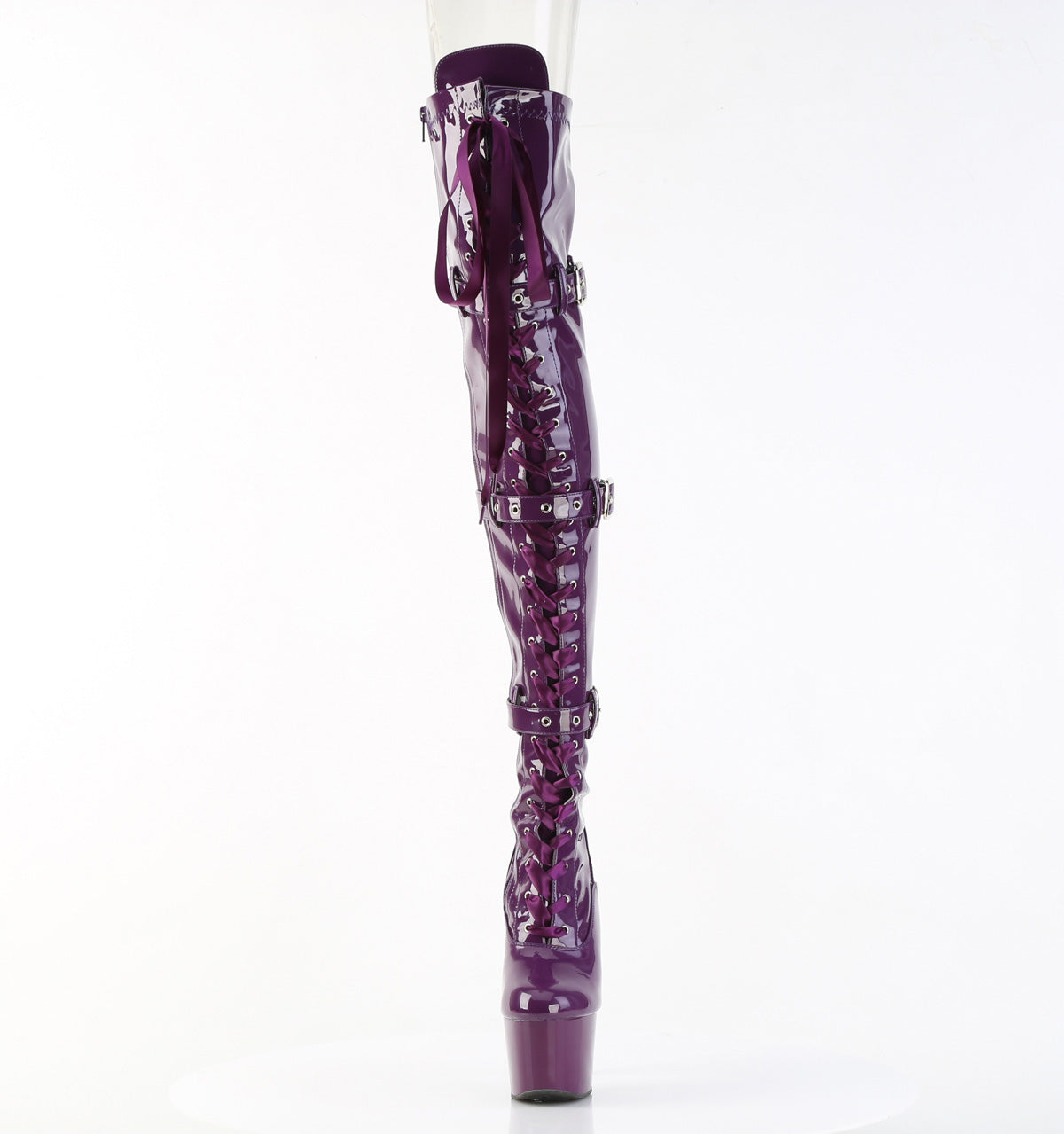 ADORE-3028 Black Thigh High Boots Purple Multi view 5