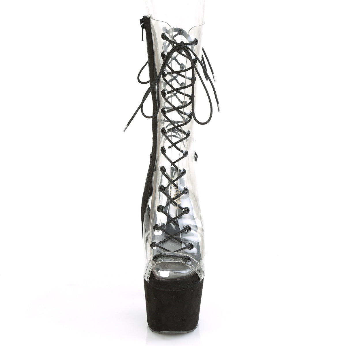 ADORE-700-60FS Black & Clear Calf High Boots Black & Clear Multi view 5