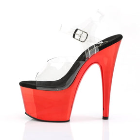 ADORE-708 Red Metallic Platform Heels