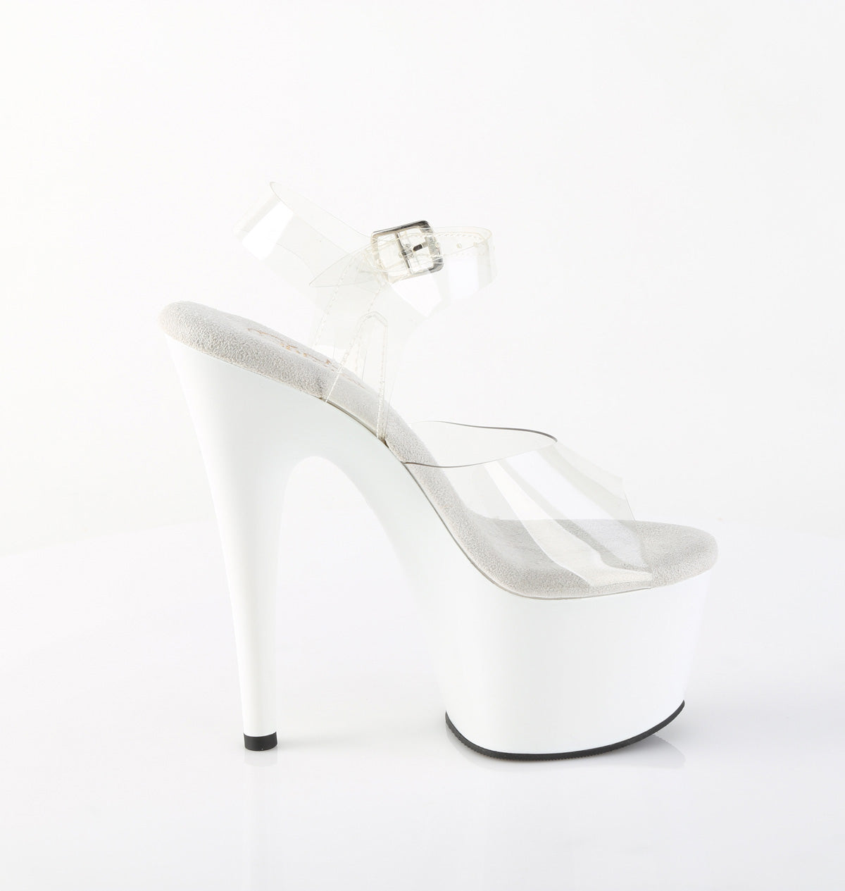 ADORE-708 White & Clear Platform Heels White & Clear Multi view 2