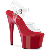 ADORE-708 Red Platform Sandals