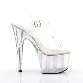 ADORE-708MG Ankle Peep Toe High Heel Clear Multi view 2