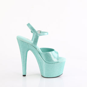 ADORE-709GP Ankle Peep Toe High Heel Green Multi view 2