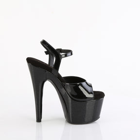 ADORE-709GP Ankle Peep Toe High Heel Black Multi view 2