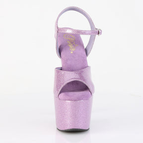 ADORE-709GP Ankle Peep Toe High Heel Purple Multi view 5