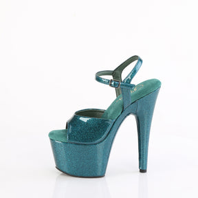 ADORE-709GP Ankle Peep Toe High Heel Green Multi view 4