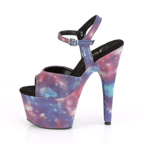 ADORE-709REFL Ankle Peep Toe High Heel Purple Multi view 4