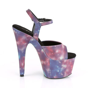 ADORE-709REFL Ankle Peep Toe High Heel Purple Multi view 2