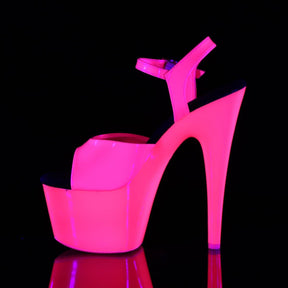 ADORE-709UV Pink Ankle Peep Toe High Heel