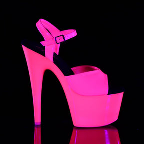 ADORE-709UV Pink Ankle Peep Toe High Heel