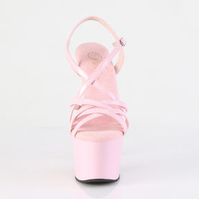 ADORE-713 Nude Ankle Sandal High Heel Pink Multi view 5