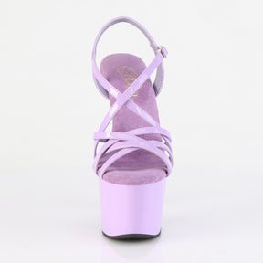 ADORE-713 Nude Ankle Sandal High Heel Purple Multi view 5