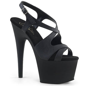 ADORE-730 Black Ankle Sandal High Heel