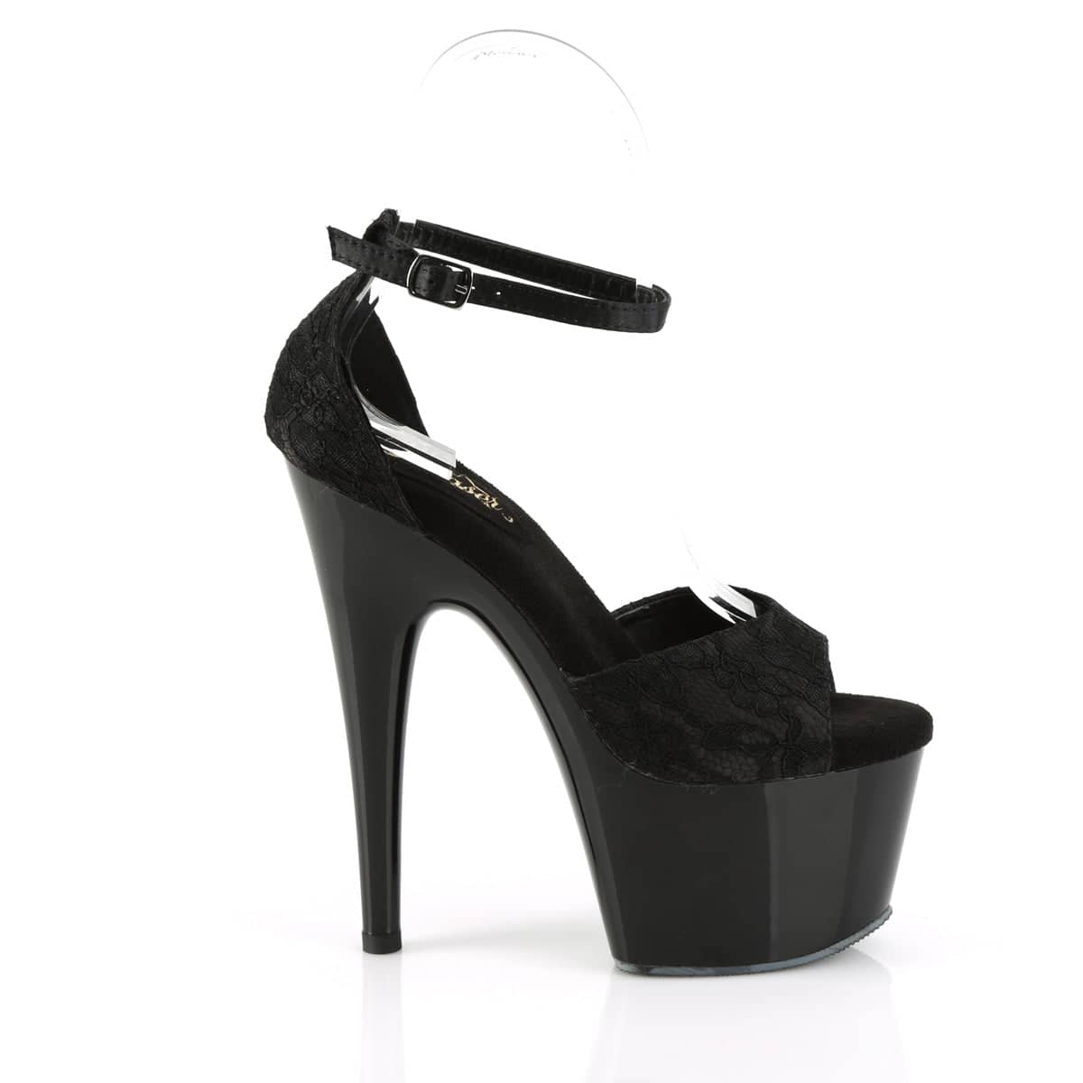 ADORE-768 Black Ankle Sandal High Heel