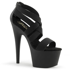 ADORE-769 Black Ankle Sandal High Heel