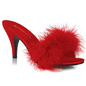 AMOUR-03 Fluffy Mule High Heels