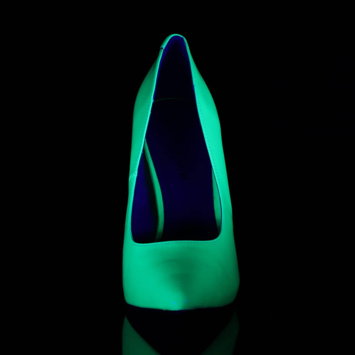 AMUSE-20 Neon Green Court Heels