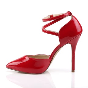 AMUSE-25 Red Patent Court High Heel Red Multi view 4