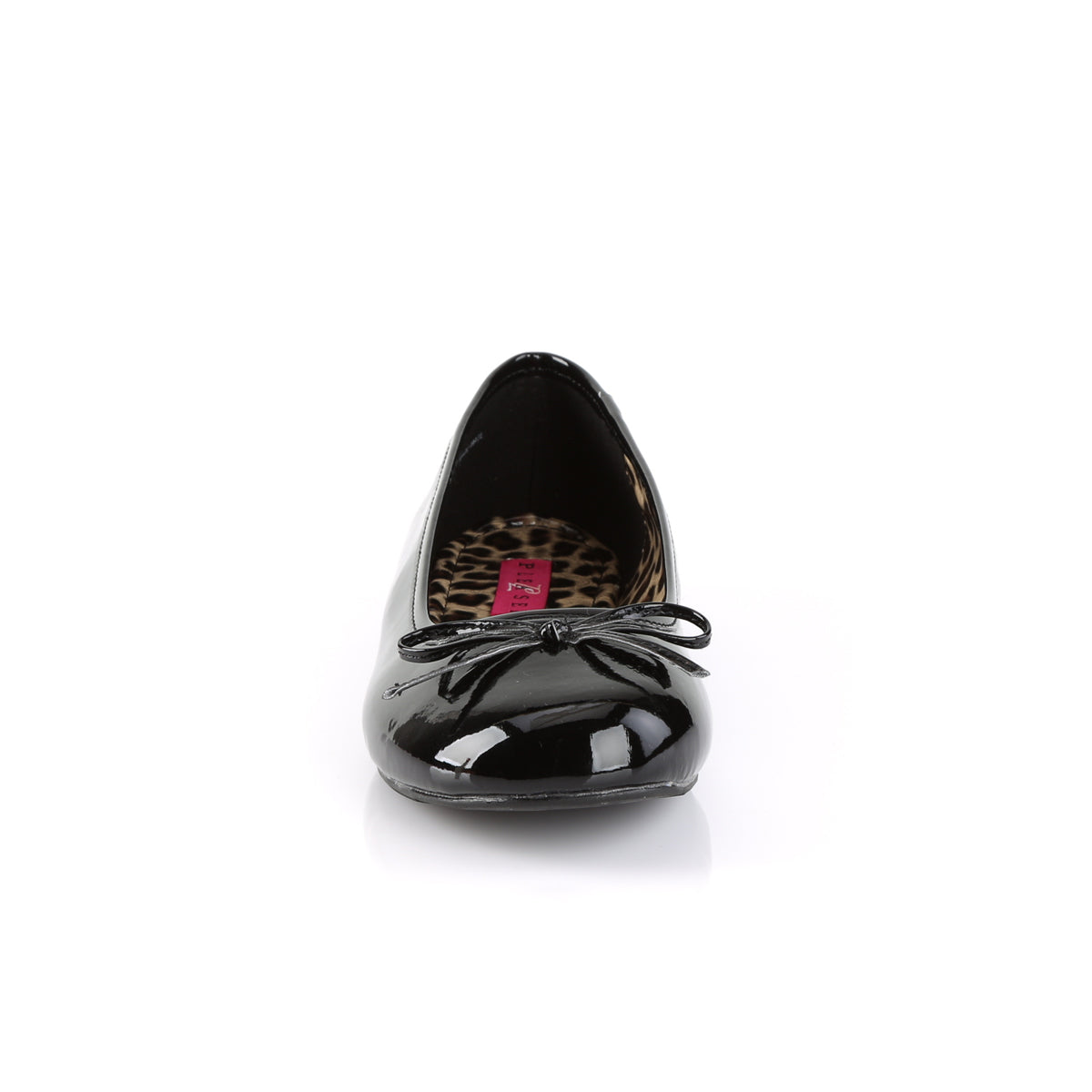 ANNA-01 Black Patent Flat Ballet Black Multi view 5