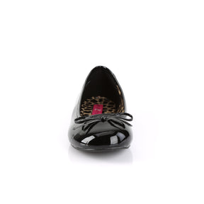 ANNA-01 Black Patent Flat Ballet Black Multi view 5