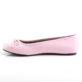 ANNA-01 Black Patent Flat Ballet Pink Multi view 4