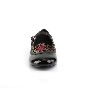 ANNA-02 Patent Black Flat Ballet